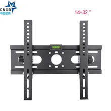 Plasma Plat LCD TV Support Réglable TV Mural Inclinable 15 Degrés Stand Support Fit pour 14 “-32” Max Soutien 40 KG/88LBS