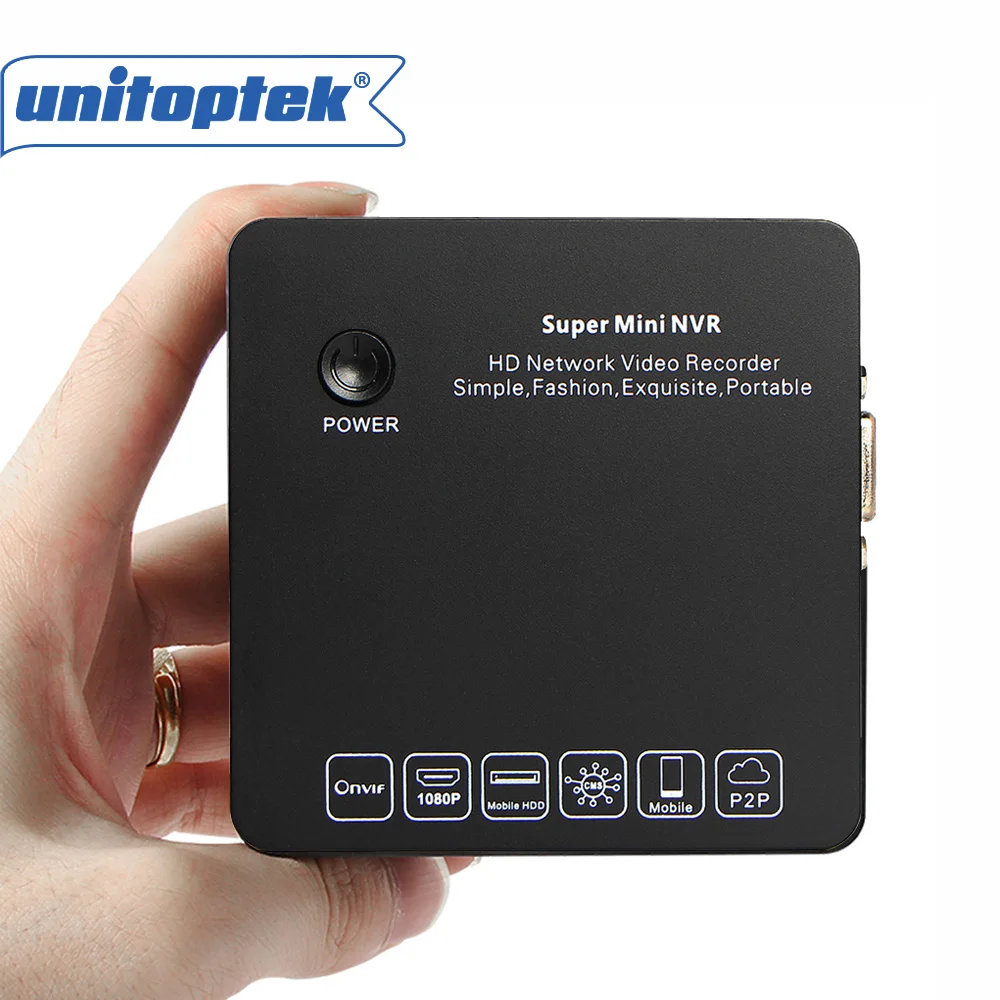 9 канала Супер мини NVR H.265 CCTV IP Камера сети видео Регистраторы наблюдения 4Ch 1080 P