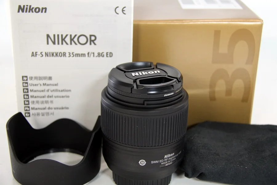 Nikon AF-S NIKKOR 35 мм F1.8G ED объектив для D610 D750 D810 D850 D7500 D7200 D7100