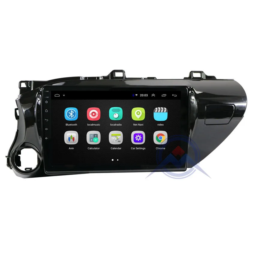 Perfect ZOHANAVI 10.1 inch Android Car radio for TOYOTA Hilux 2017 2018 Car DVD GPS Navigation Video Radio Multimedia Stereo player 2