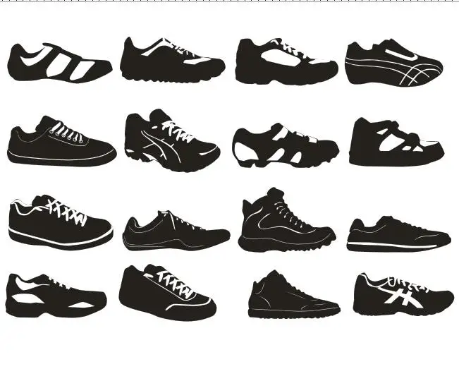 Shoes Shop Wall Sticker Sport Shoes Mural Art Wall Decal Sticker Shoe