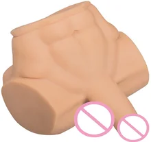 New 1.85 kg silicone sex doll torso Masturbation for men huge fake penis male dildo gay anal sex toy for women