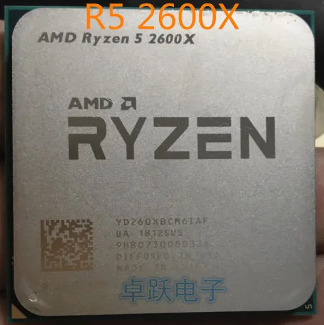 Процессор AMD Ryzen 5 2600X R5 2600X3,6 GHz шестиядерный двенадцати ядерный 95W cpu Процессор YD260XBCM6IAF Socket AM4