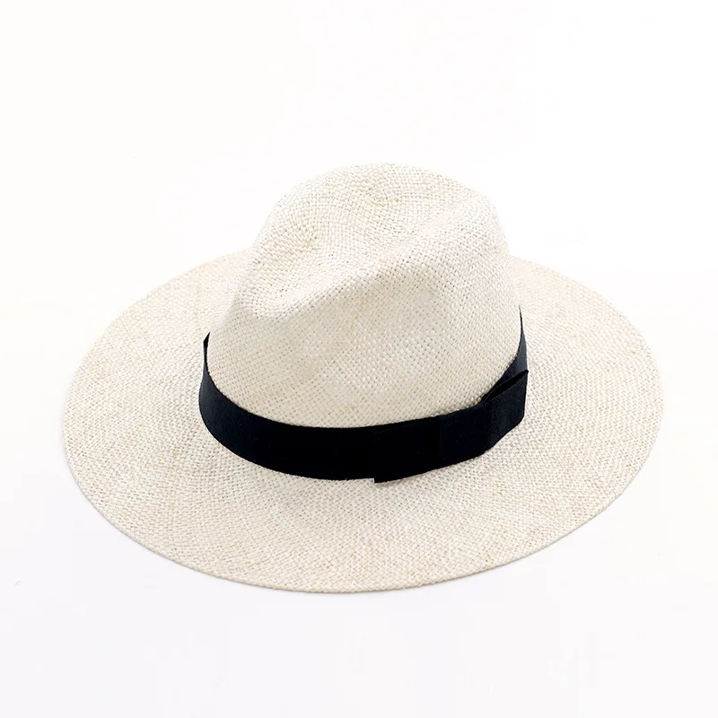 Muchique de Sinamay Sombreros de Panamá para las mujeres verano sombreros de Sun sombrero de playa de calidad superior sombreros de paja para los hombres - 3