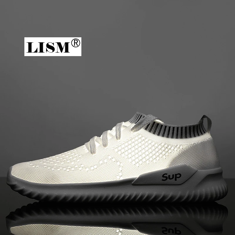 

Men Running Shoes 2019 Summer Air Mesh Breathable Adult Male Shoes Trends Comfortable Ultra Light Outdoor Sports Shoes