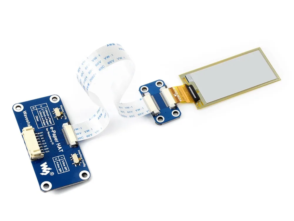 Waveshare 2 13 дюймовый гибкий E Ink дисплей шляпа для Raspberry Pi черный/белый двухцветный