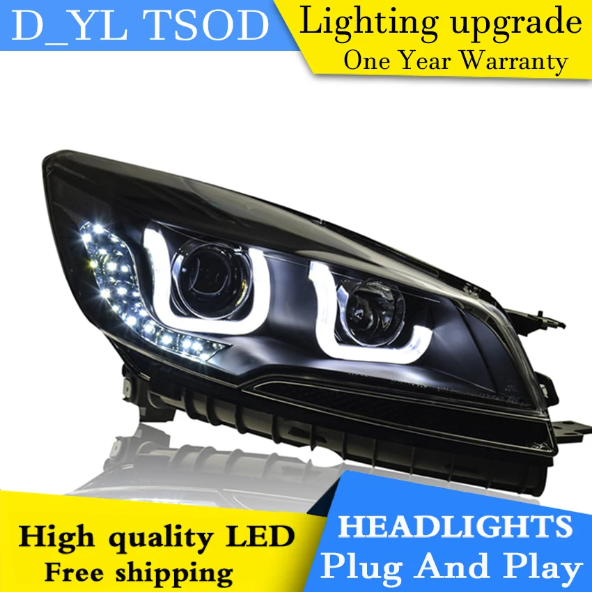 Car Styling Headlights for Ford Kuga 2013 2015 LED Headlight Kuga Head