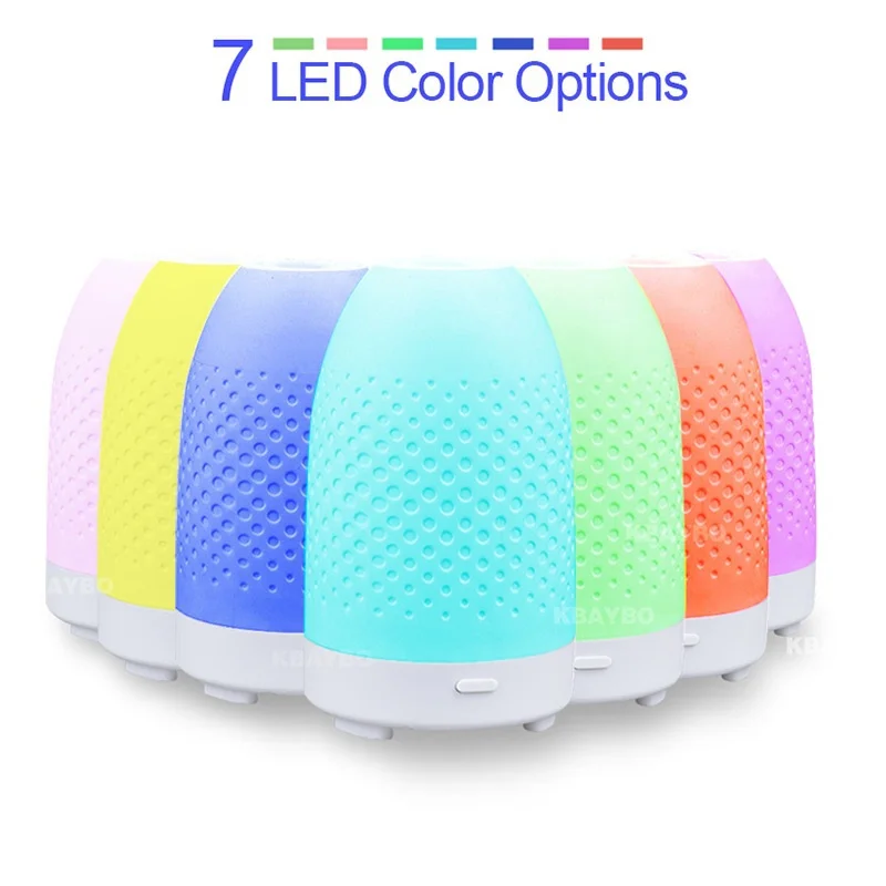 

50ML USB Ultrasonic Humidifier Aromatherapy Essentia Oil Diffuser Cool Mist With Color LED Lights
