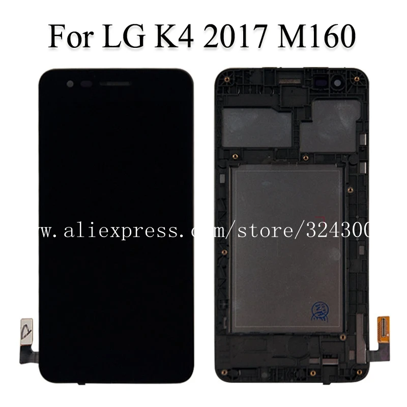 For LG K4 2017 M160 LCD Display Touch Screen Digitizer Panel Assembly without or with Frame for 5.0" | Мобильные телефоны и