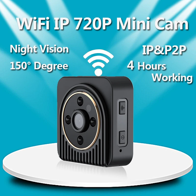 

Volemer H5 Wifi IP Mini Camera Wireless HD 1080P Infrared Micro camcorders IR Night Vision P2P Action Camera Recorder PK C1