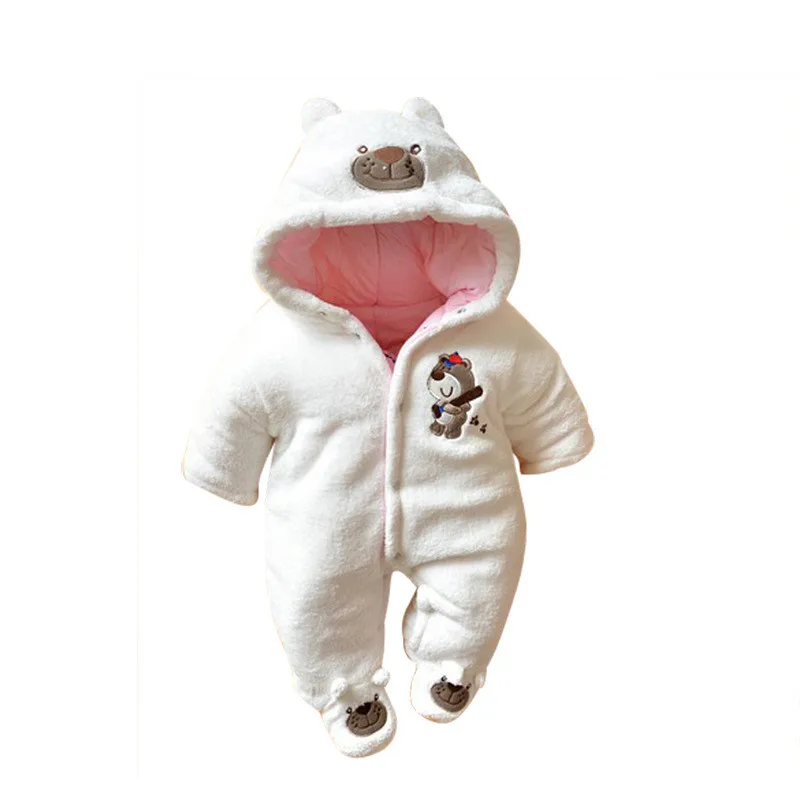 New Arrival !Autumn and Winter Baby Boy&Girl Clothes Newborn Cartoon Animal Outwear Clothing Baby Warm Jumpsuit Free Drop Ship02