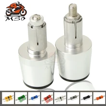 Универсальный 22 мм Алюминий мотоциклы ручной грузики руля для Yamaha r1 r6 r9 r10 xtz700 Tenere 700 XSR700 Vespa GTS 300