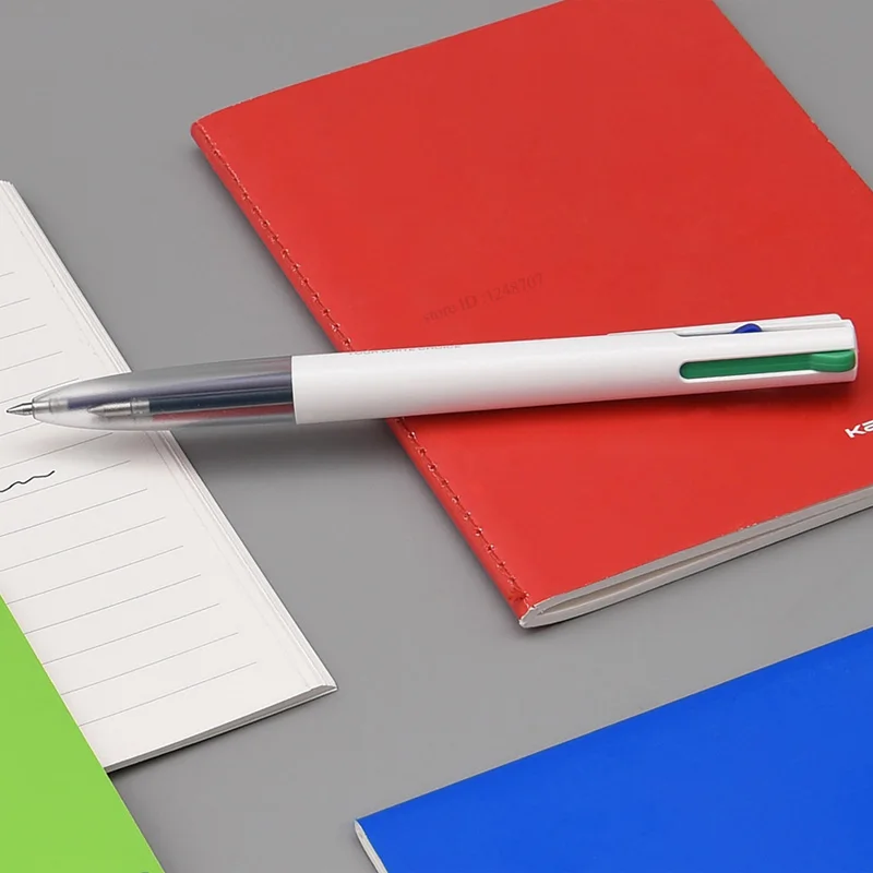 Новинка Xiaomi Mijia KACO 4в1 многофункциональные ручки 0,5 мм черный/синий/красный/зеленый стержень сменный гелевый карандаш чернила для офиса и школы