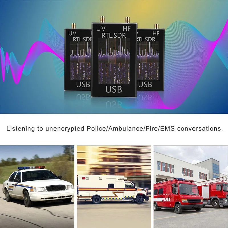 100KHz-1.7GHz Full band RTL.SDR Software Receiver Aerial Band Shortwave Band RTL2832U+R820T2 Tuner TV Receivers (8)