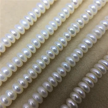 

Hot Sale 3-4mm Small Tiny Beaded Strand Natural Real White Freshwater Pearl Beads DIY Making for Necklace Pearl Beads 1 PCS