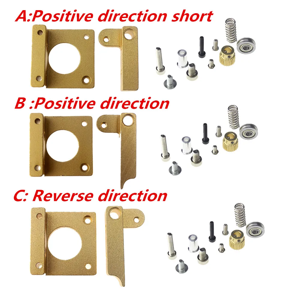 1set 3D printer accessories MK8 extruder aluminum block DIY kit Makerbot dedicated single nozzle extrusion head aluminum block