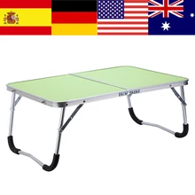 Алюминиевый сплав ноутбук стол кровать с ленивым большой складной стол простой детский открытый стол