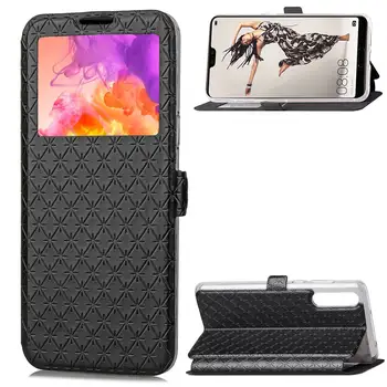 

Magnetic Flip Wallet Case For Huawei P20 Card Holder Stand Leather Cover For Huawei P20 With Window View Function Case Coque