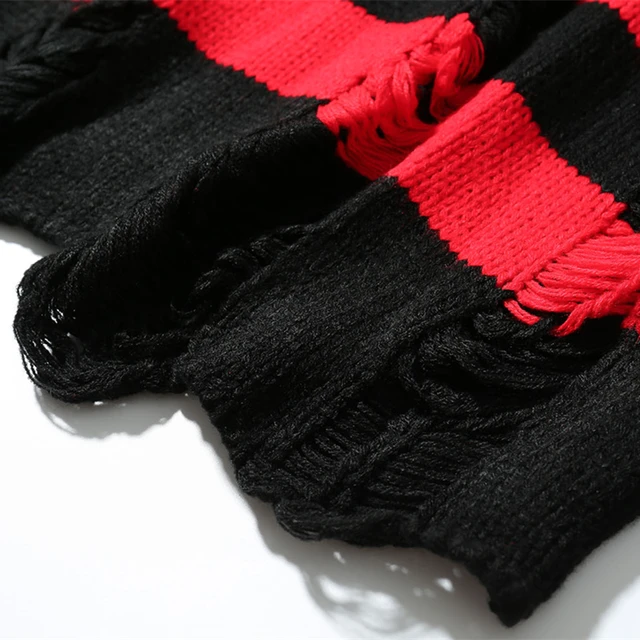 Icagns Oversized mężczyźni kobiety wszystkie mecze odzież czarne czerwone paski dziura swetry z dzianiny jesień zima sweter luźny długi akapit tanie tanio ICPANS 6003 W paski HIP HOP COTTON Ręczne dzianiny Z okrągłym kołnierzykiem Pełne HOLE REGULAR STANDARD Brak Barwiona wełna Icagns Oversized mężczyźni kobiety wszystkie mecze odzież czarne czerwone paski dziura swetry z dzianiny jesień zima sweter luźny długi akapit tanie tanio ICPANS 6003 W paski HIP HOP COTTON Ręczne dzianiny Z okrągłym kołnierzykiem Pełne HOLE REGULAR STANDARD Brak Barwiona wełna