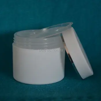 

100g plastic jar with silver line used for Cosmetic Container, jar, Cosmetic Bottle