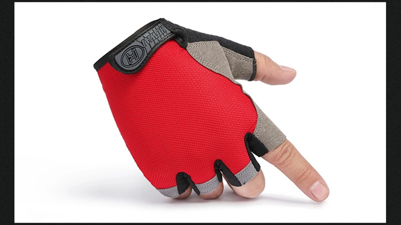 Summer menwomen fitness gloves gym weightlifting cycling yoga bodybuilding training thin breathable non-slip half finger gloves (25)