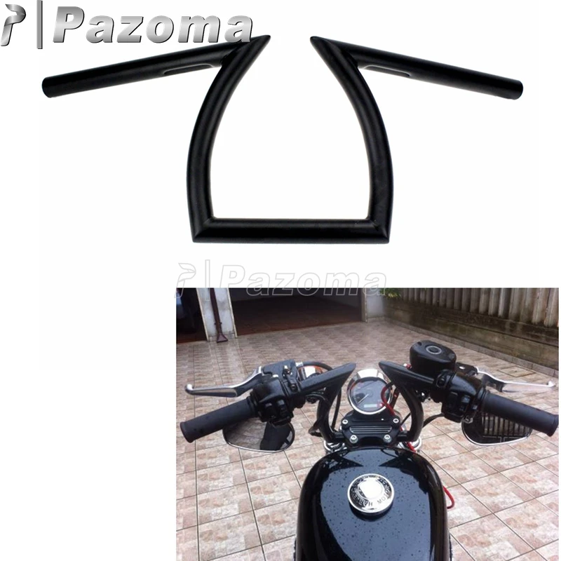 Motorcycle Black 1 Z Bar Drag Bars Pullback Handlebar For Harley Sportster Dyna Custom Chopper Bobber Handlebars For Harley Z Barbar Motorcycle Aliexpress