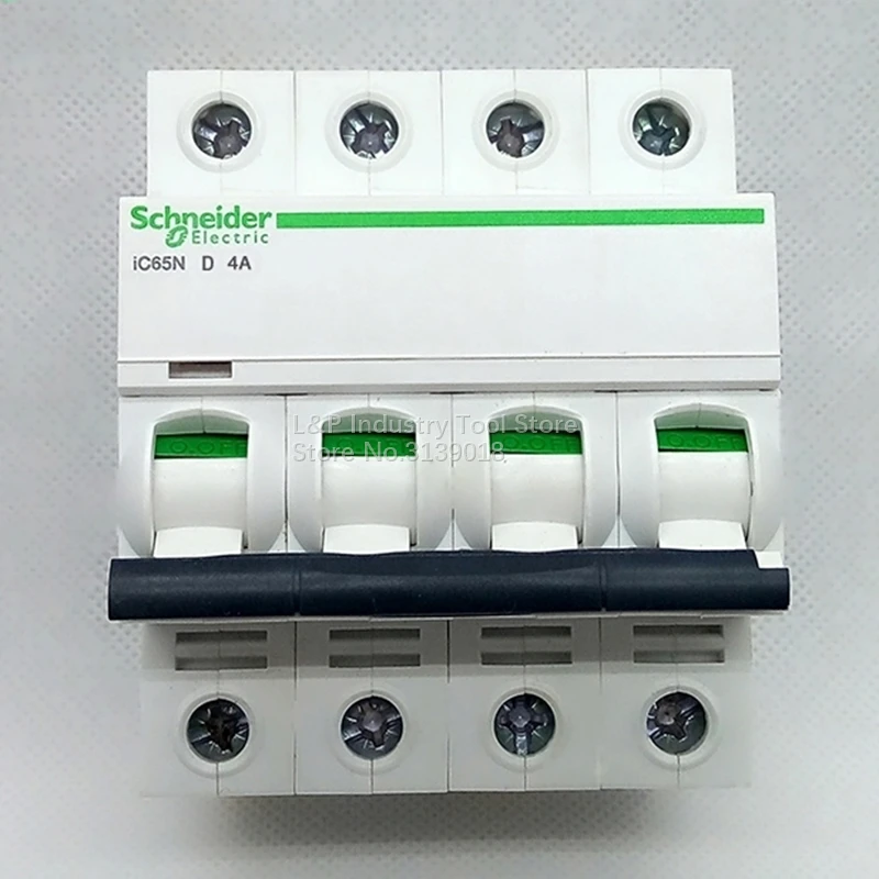 Новинка аутентичный Schneider telemecсоник IC65N 4P D4A A9F19404 магнитный мини-выключатель MCB Acti 9