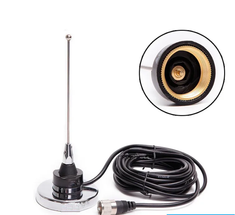 

High gain NC-450M Mini-car sucker antenna U segment 400-520 MHz CB radio antenna NMO connector J658