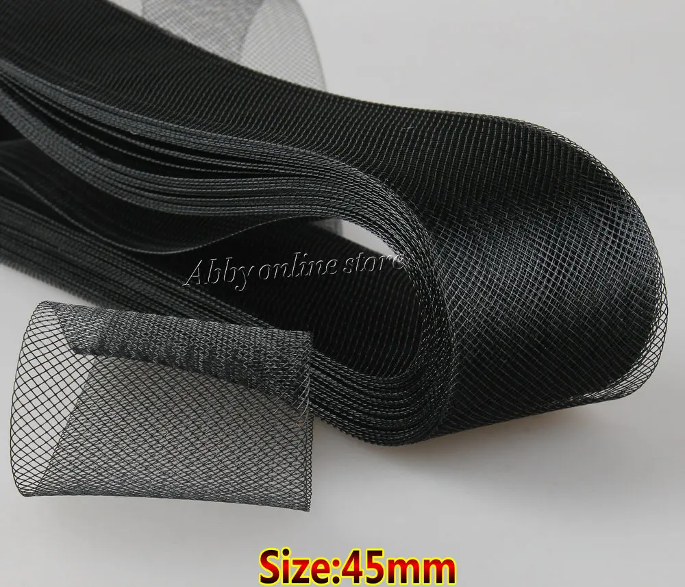 1 8 ''(4 5 см) Широкая мягкая круглая гибкая лента Sinamay Вуалетка и рукоделие 100