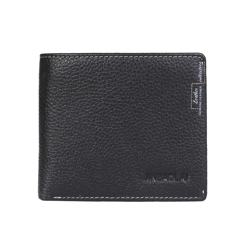 

Business Casual Wallet Men Cow Genuine Leather Purses Short Slim Wallet Male Clutch Leather Men Wallets New Card Holder