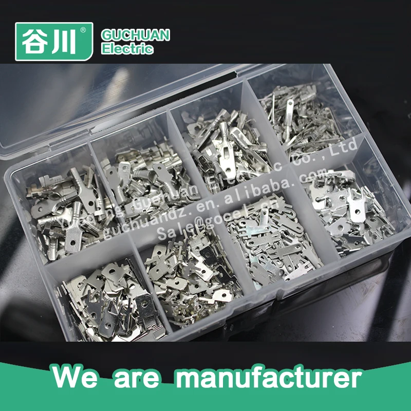 tin plated male terminal PCB board solder terminal assortment terminal