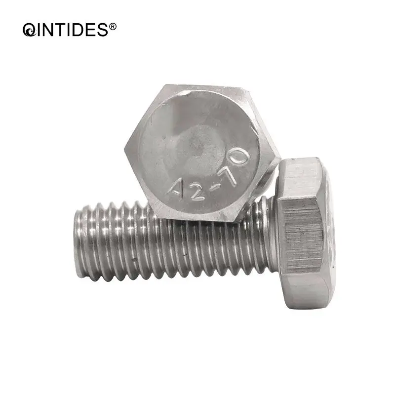 

QINTIDES M10 Hexagon head screws threaded up to the head Product grades A Fully threaded hexagon head bolt hex bolts