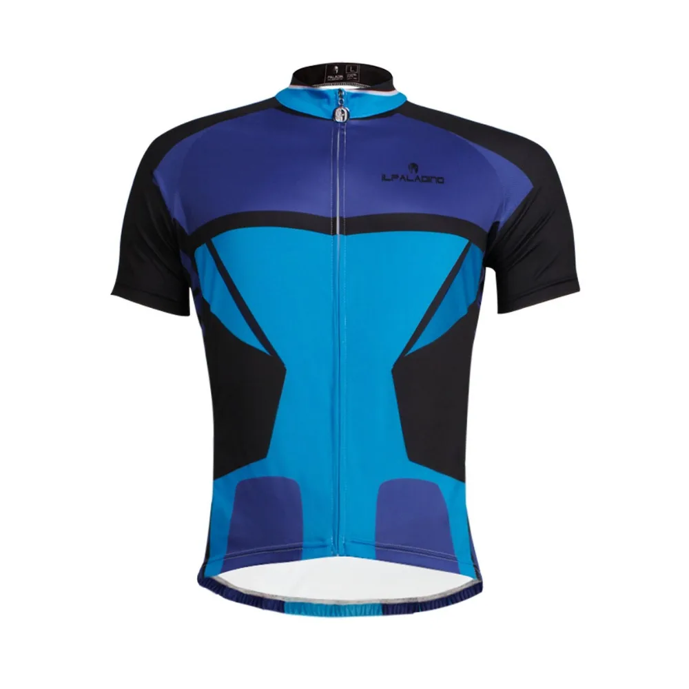 2016 new men's ILPaladino summer short sleeve blue cycling jersey