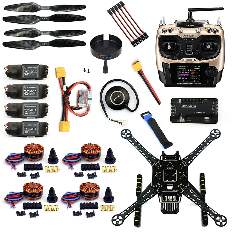 DIY 4 Axle RC FPV Drone S600 Frame Kit with APM 2 8 Flight Control No