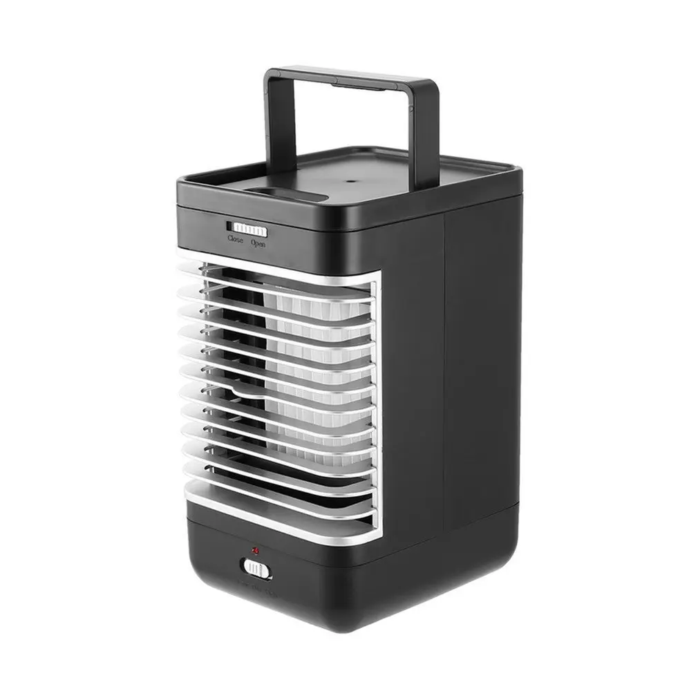 

Cool-down Evaporative Air Cooler Indoor Portable Cooler with Fan & Humidifier Battery Operated with Quiet 2 Speed Fan