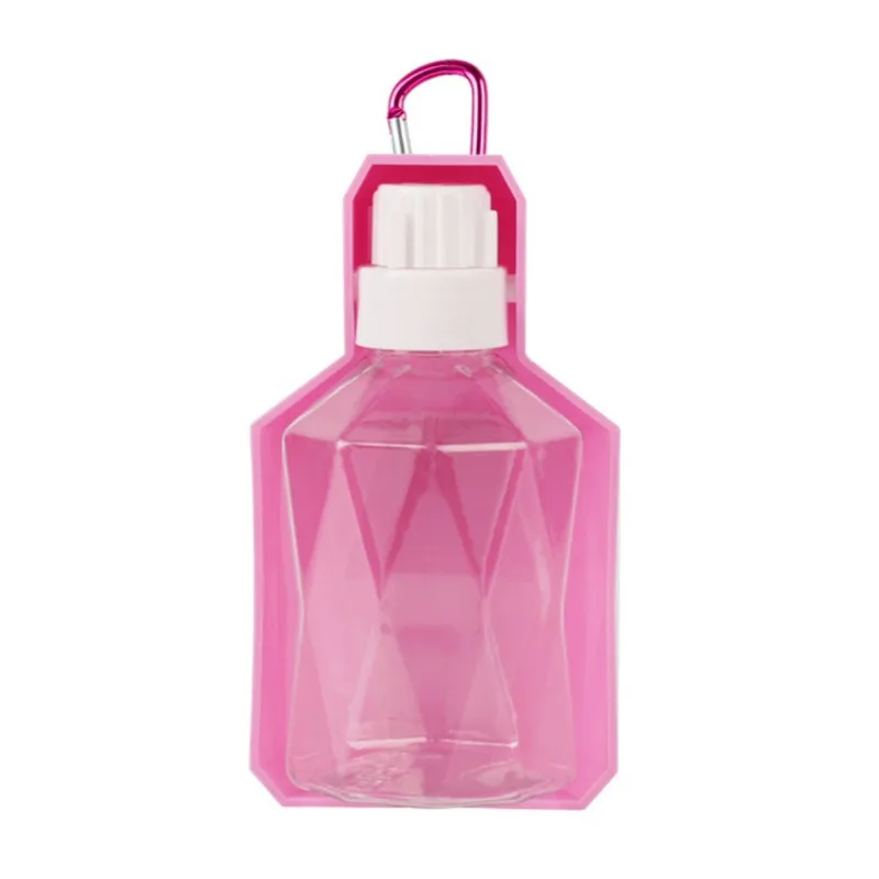 

500ml 250ml Sport Pet Dog Water Bottle For Kitten Cat Drinking Fountain Automatic Slow Water Portable Rubber Travel Pet Bottles