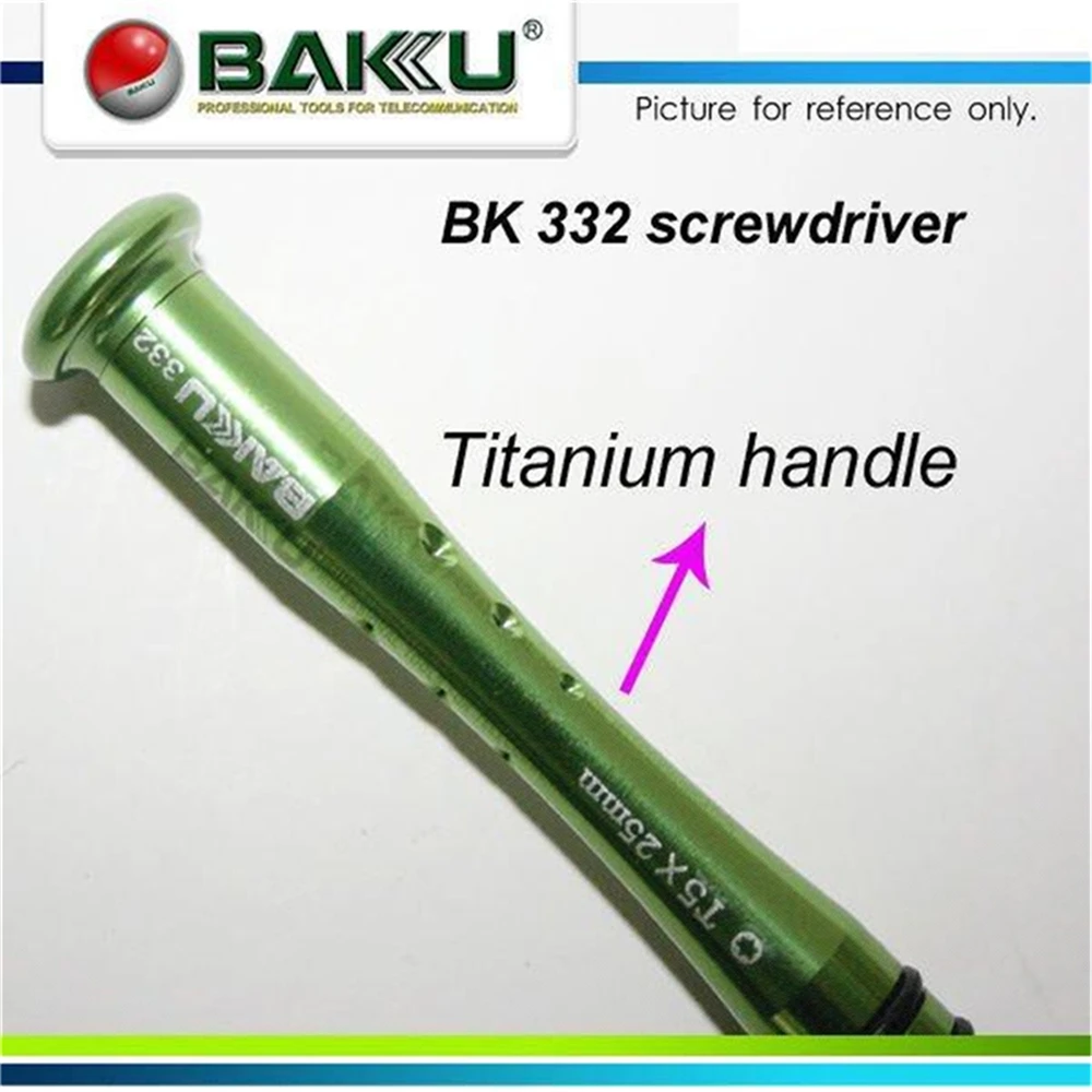 BAKU BK-3332 6 pieces/Box Precision Screwdriver set( 6 Size/12 Size),Alloy Steel Handle,Chrome Vanadium Head,Perfect Model