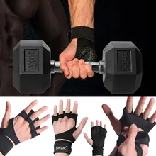 Safety Unisex Weightlifting Sport Gloves Full Palm Full Palm Protection For Pull-up Fitness Weightlift Fast Shipping Dropship