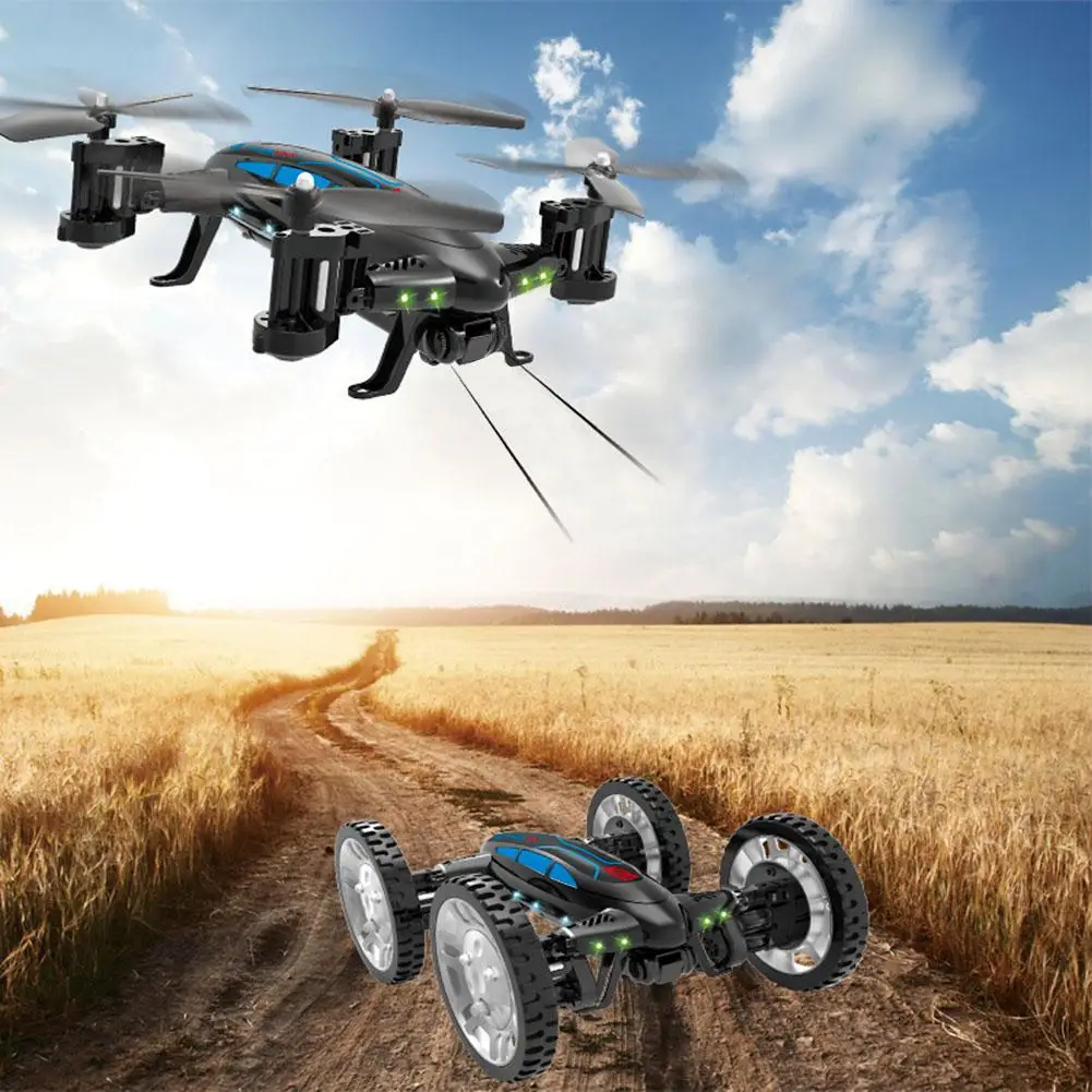 

children toy RC Car aircraft K20 Air land Flying Car RC Quadcopter Remote Control Car USB Basic Version RC Electric Car
