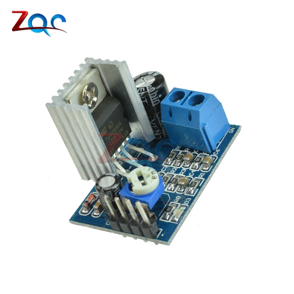 Аудио усилитель Diy Kit TDA2030A TDA2030 аудио Amplificador Board Kit AMP один модуль питания Электроника 6-12 В