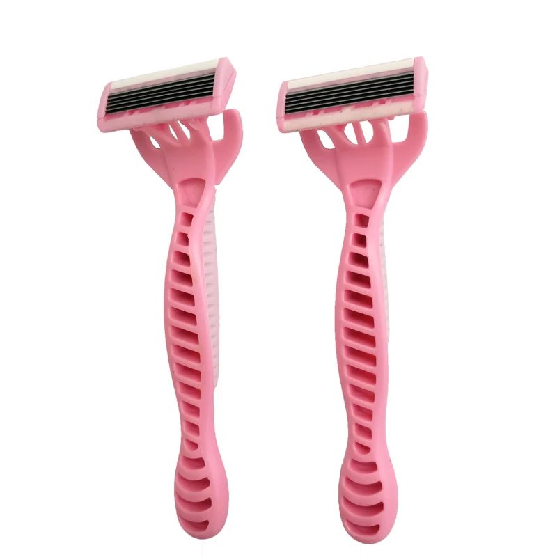 Buy 2pcs Razor Handle 6 layers Razor Blade Women Razor for Underarm Bikini