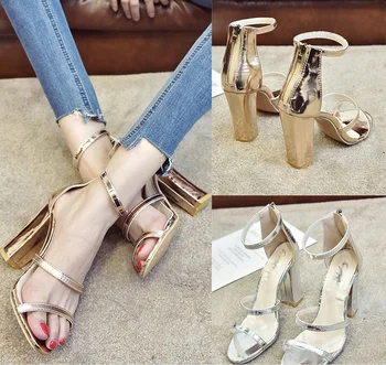 

Women Zip Lady Ankle High Heels Lady Sexy Gladiator Sandals Casual Open Toe Party Singel Shoes Gladiator Zapatos Mujer