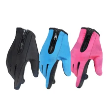 Водонепроницаемые зимние теплые перчатки мужские лыжные перчатки Сноуборд мотоциклетные перчатки Зимний сенсорный экран Снежная перчатка-ветровка