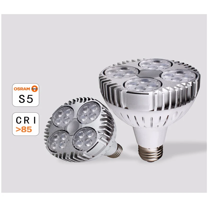 10pcs/lot Dimmable 35W E27/E26 led PAR30 spotlights Cree leds Par30 stage lamps replace 70W