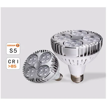 

10pcs/lot Dimmable 35W E27/E26 led PAR30 spotlights Cree leds Par30 stage lamps replace 70W Metal halide lamp AC85-265V