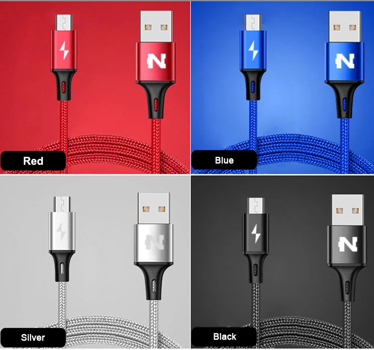 NOHON Micro USB кабель быстрое зарядное устройство кабель синхронизации данных для samsung Xiaomi Nokia LG huawei Android мобильный телефон USB кабели