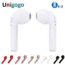 I7 i7 TWS Twin V4.2 Fones de Ouvido Sem Fio Mini Fone De Ouvido Bluetooth fone de Ouvido Estéreo Para Iphone X 8 8 MAIS 7 mais 7 6 s 6 plus Galaxy S8