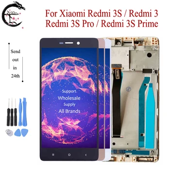 

Full LCD With Frame For Xiaomi Redmi 3S 3 S LCD Display Screen Touch Panel Digitizer Assembly Redmi 3 Pro Prime LCD Display 5.0"