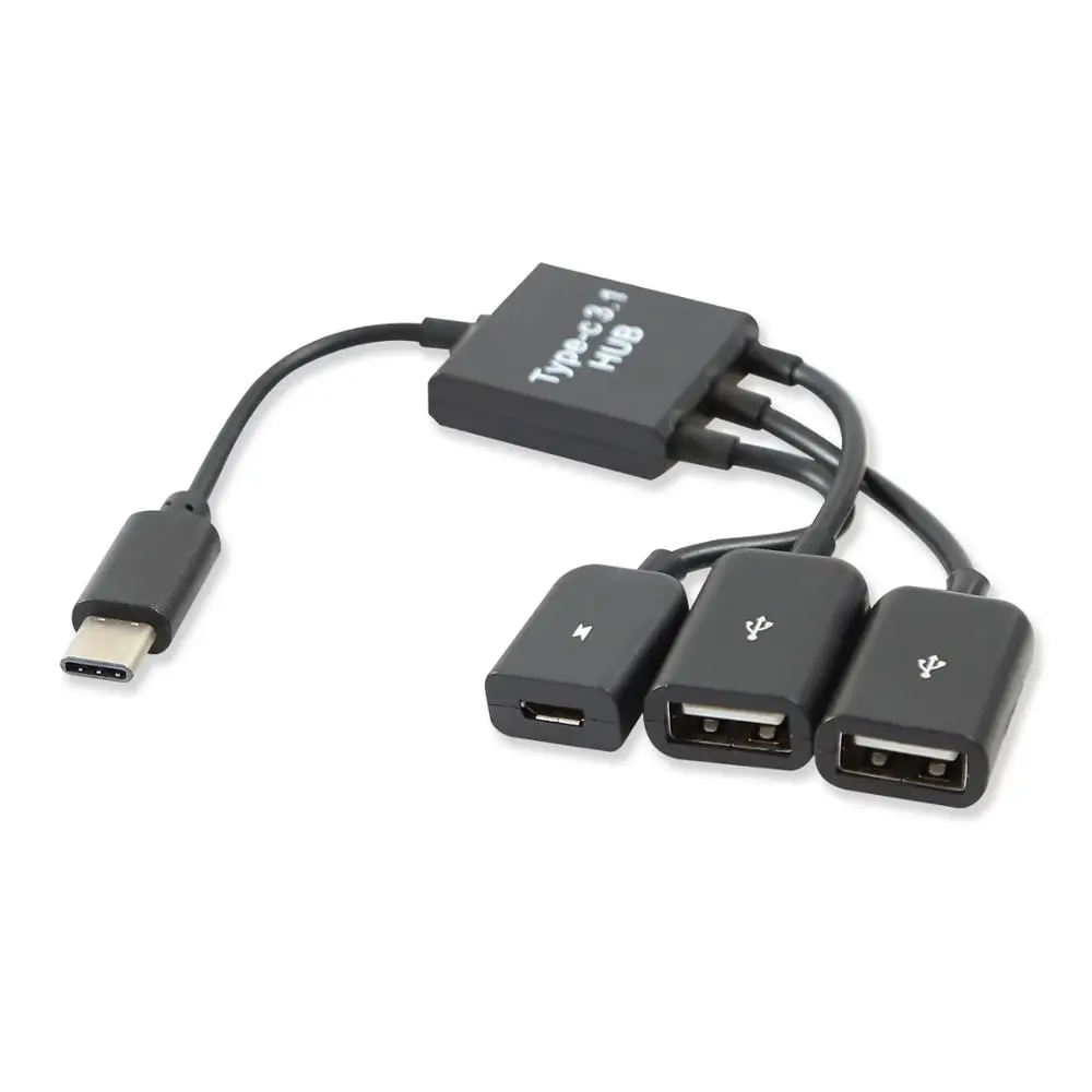 7963 Konverter Hub Mikro-USB ABS Typ-C PC Anschluss Für USB-Adapter OTG 
