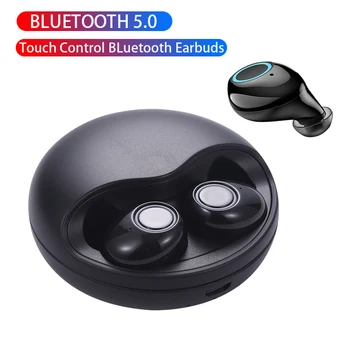 

K10 TWS 5.0 Bluetooth Touch Control Wireless Waterproof Earphone Magnetic Charging Portable Sport Headphone 3D Stereo Earplug